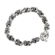Rope Chain Sterling Silver Bracelet [3]