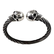 Skull Biker Cuff Bracelet